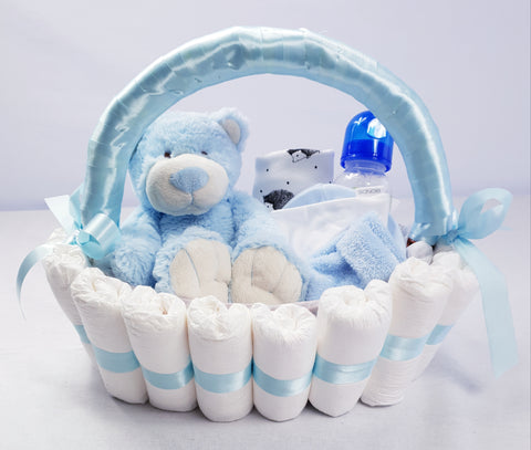 'Welcome Baby' Classic Gift Hamper Blue